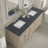 Lorelai 72" Double (Vanity Only Pricing) in Whitewashed Oak